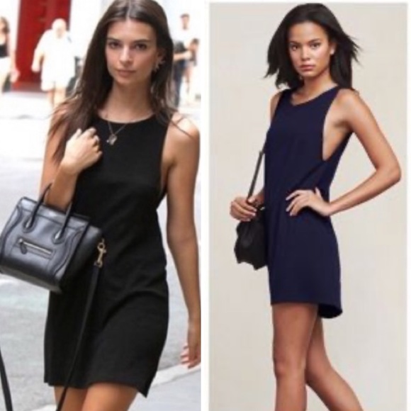 Reformation Dresses & Skirts - 9. Reformation Alexa Navy Blue Ribbed Tank Mini Dress Size M